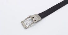画像をギャラリービューアに読み込む, SHRUNKEN LEATHER ELASTIC BELT(リバーシブル、ブラック側)のバックル