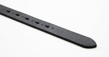 画像をギャラリービューアに読み込む, MERCER ITALIAN VEGETABLE TANNED OILED LEATHER BELT(ブラック)の剣先