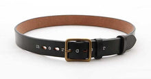 画像をギャラリービューアに読み込む, MERCER UK SADDLE LEATHER BELT(ブラック)の全体像