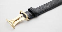 画像をギャラリービューアに読み込む, Morikawa CROCODILE BELT(ブラック)のバックル(表)