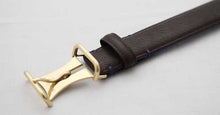 画像をギャラリービューアに読み込む, Morikawa FRENCH CALF BELT(ダークブラウン)のバックル(表)