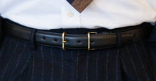 画像をギャラリービューアに読み込む, Morikawa GERMAN CALF BELT(ブラック)の着用イメージ
