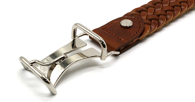 MERCER ITALIAN VEGETABLE TANNED OILED LEATHER MESH BELT (MC-1115